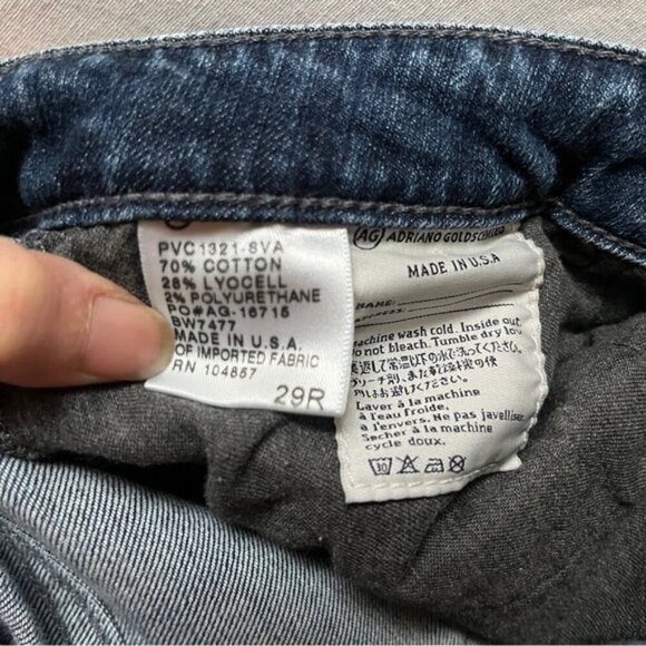 AG Adriano Goldschmied Women's Jessie Curvy Bootcut Denim Jean Sz 29R - Picture 8 of 12